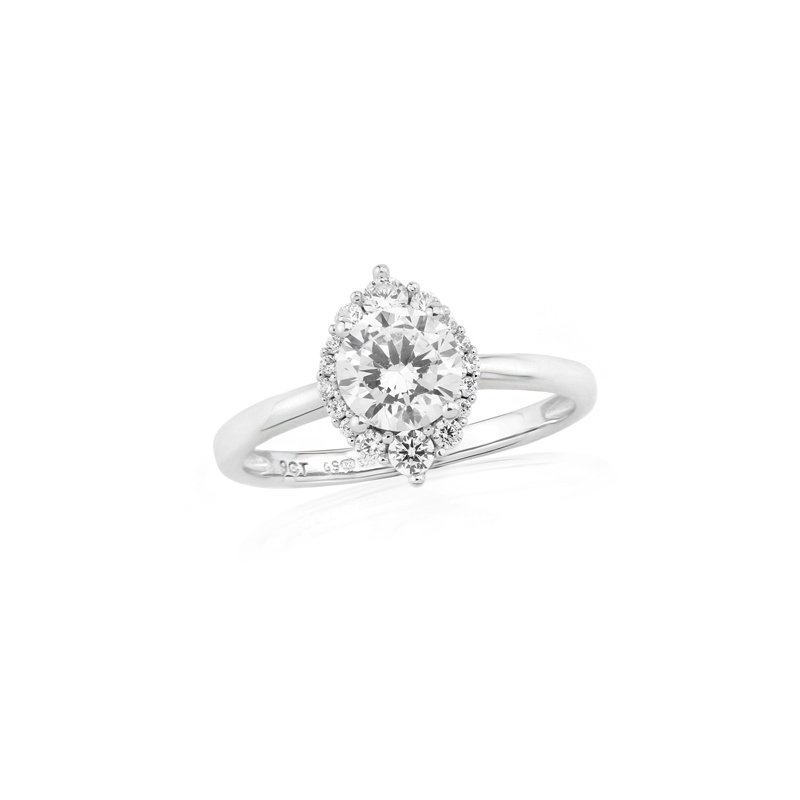 9ct White Gold Cubic Zirconia Ring £220.00