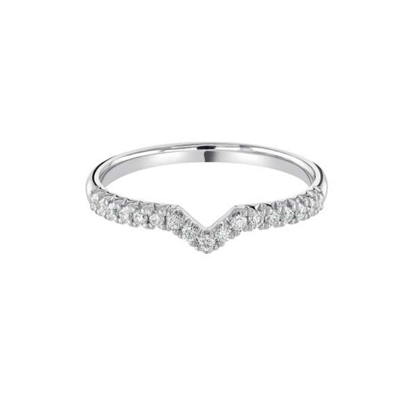 0.21ct Diamond Set Decorative Wedding Ring 