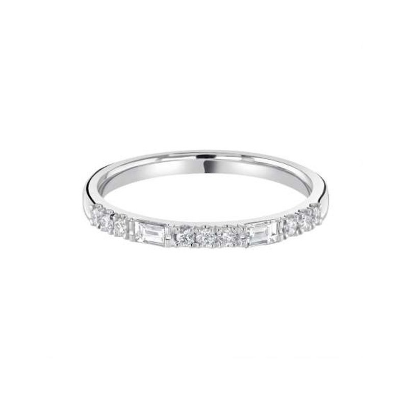 0.24ct Diamond Set Decorative Wedding Ring 