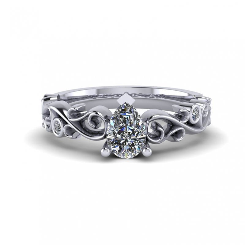 0.51ct Pear Diamond Sophia Ring £3165