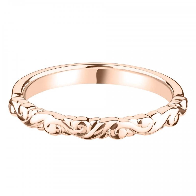 9ct Red Gold Carved Decorative Band £570.00